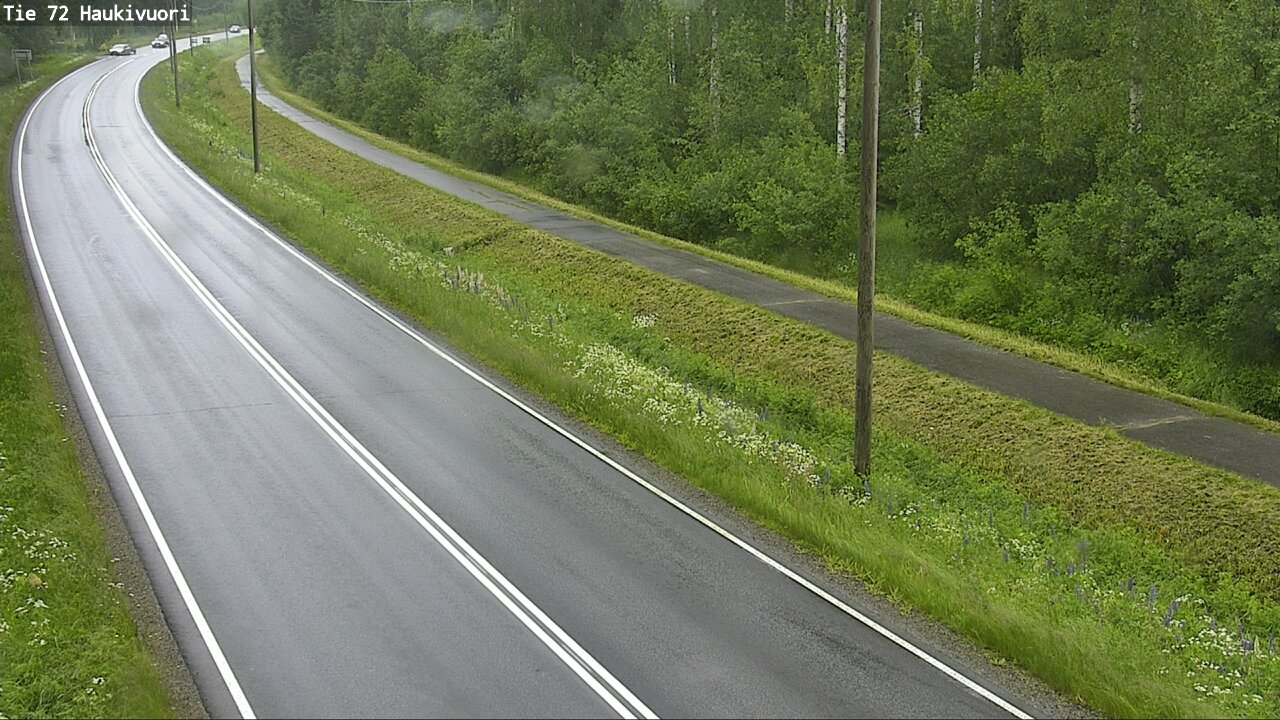 Weather Camera Image Väg 72 Haukivuori, Mikkeli, Etelä-Savo