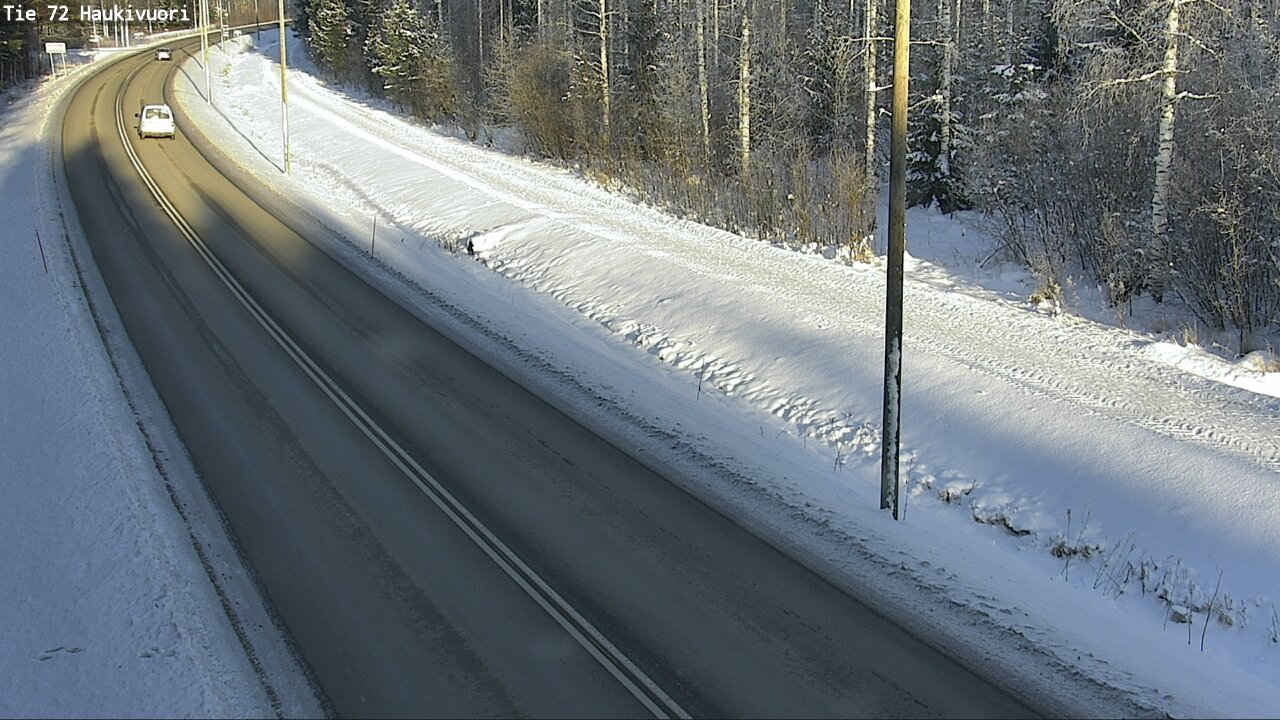 Weather Camera Image Väg 72 Haukivuori, Mikkeli, Etelä-Savo