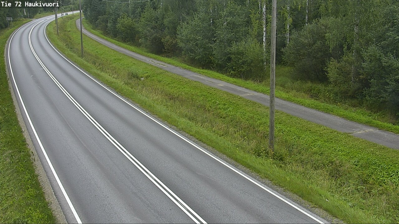 Weather Camera Image Road 72 Haukivuori, Mikkeli, Etelä-Savo