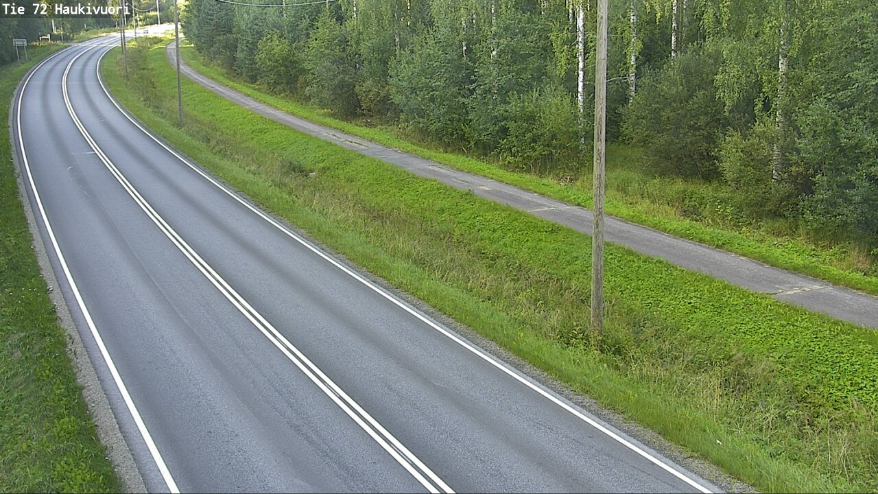 Weather Camera Image Road 72 Haukivuori, Mikkeli, Etelä-Savo