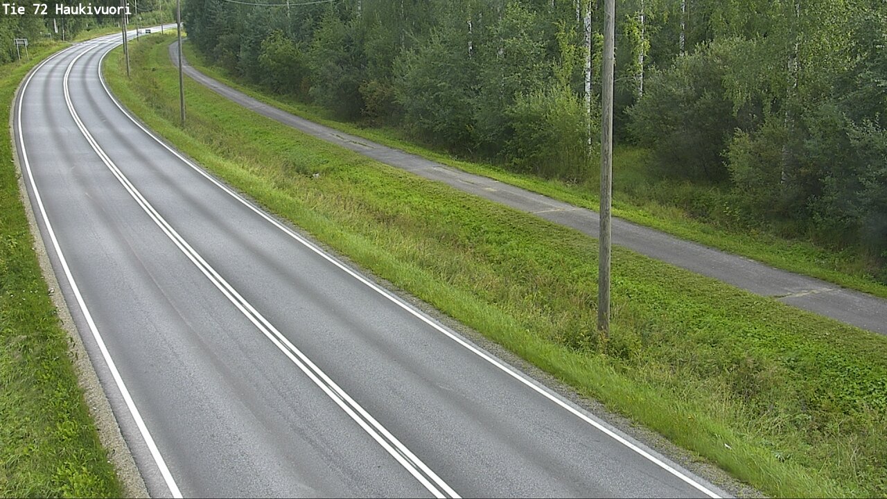 Weather Camera Image Road 72 Haukivuori, Mikkeli, Etelä-Savo