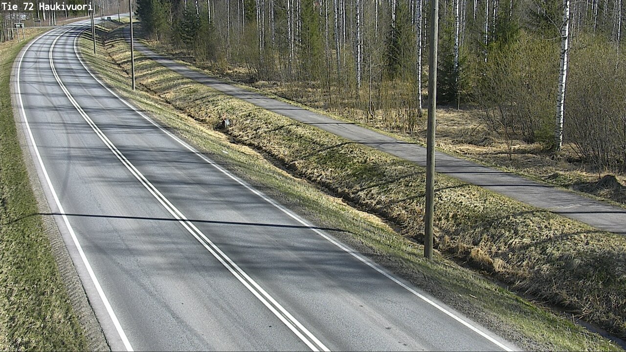Weather Camera Image Väg 72 Haukivuori, Mikkeli, Etelä-Savo