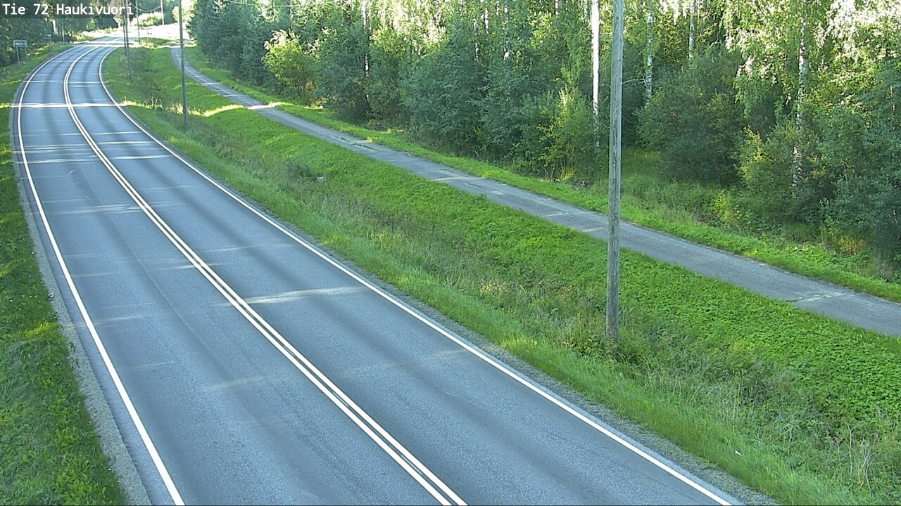Weather Camera Image Road 72 Haukivuori, Mikkeli, Etelä-Savo