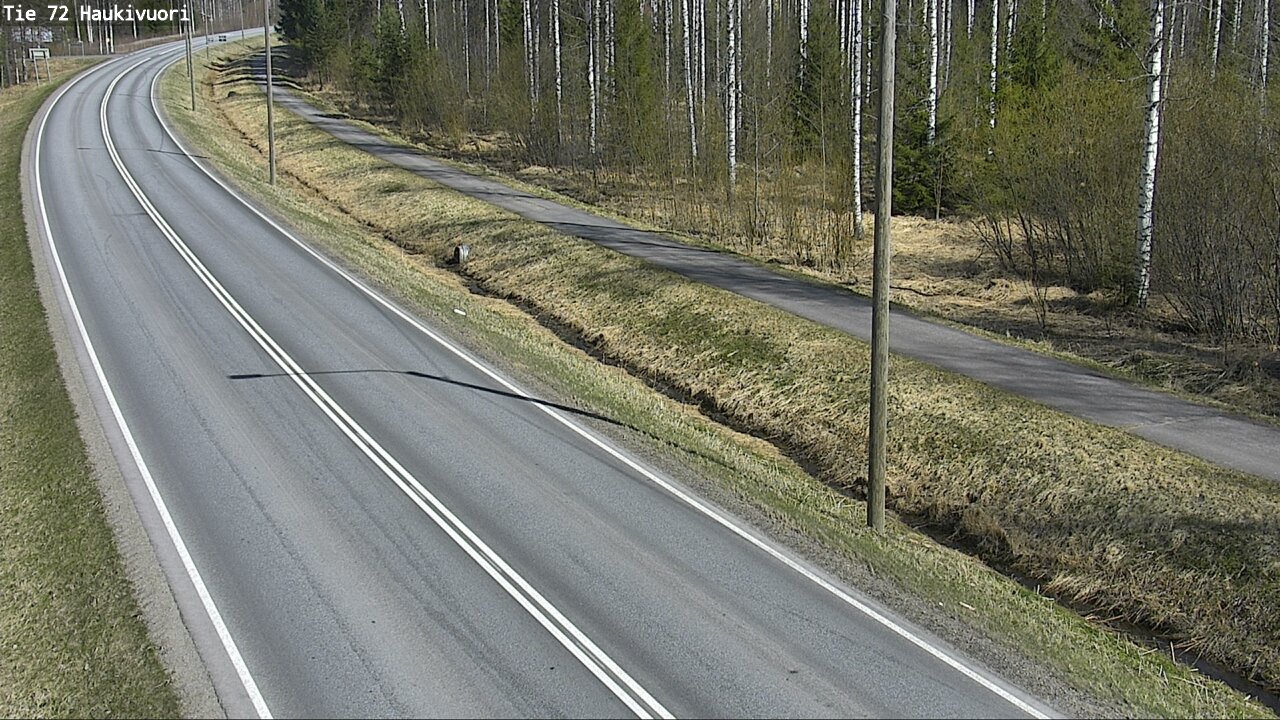 Weather Camera Image Väg 72 Haukivuori, Mikkeli, Etelä-Savo
