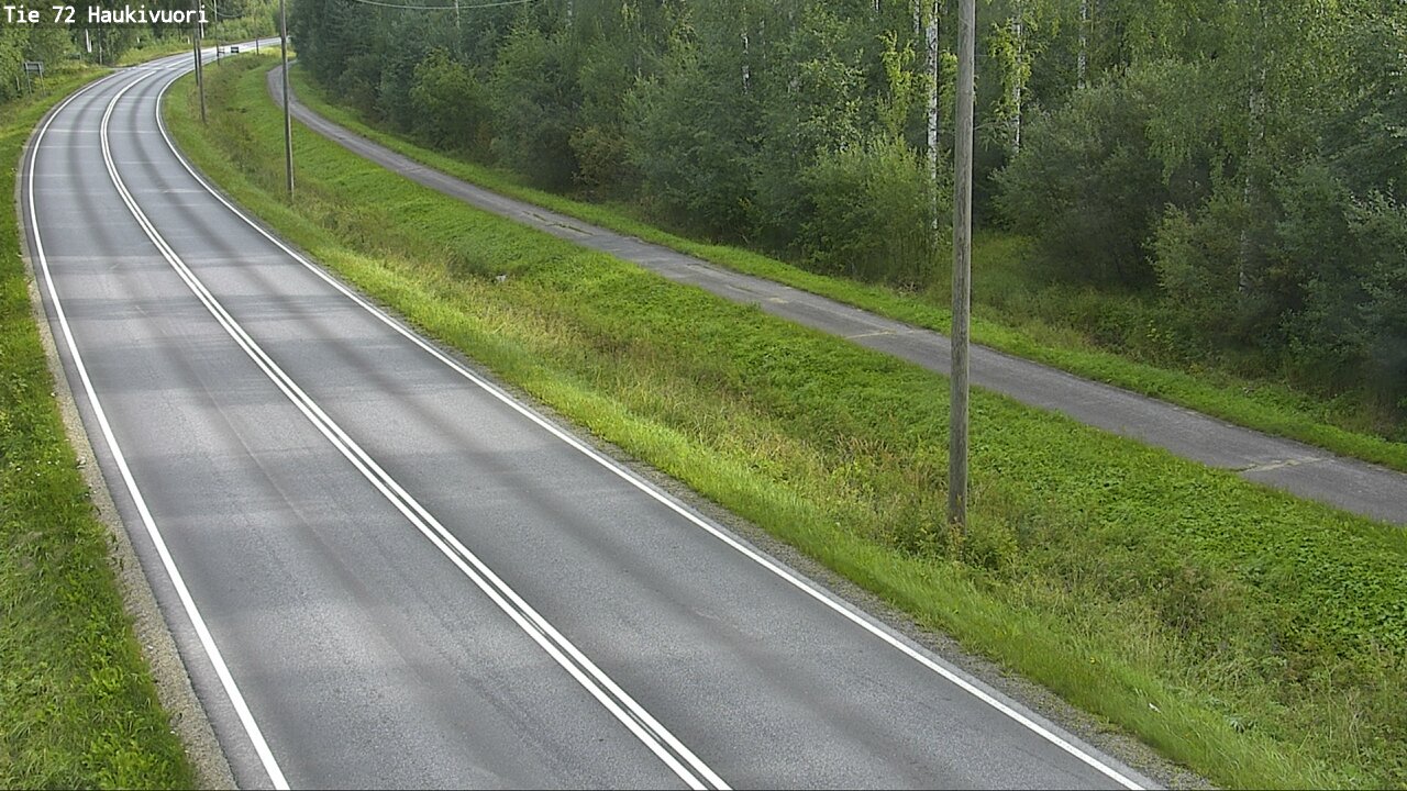 Weather Camera Image Road 72 Haukivuori, Mikkeli, Etelä-Savo
