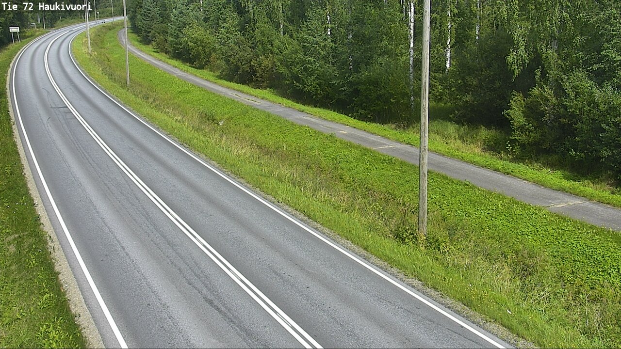 Weather Camera Image Road 72 Haukivuori, Mikkeli, Etelä-Savo