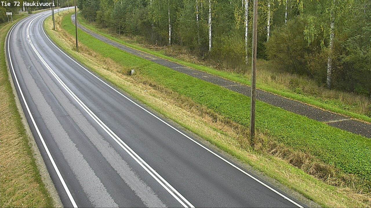 Weather Camera Image Road 72 Haukivuori, Mikkeli, Etelä-Savo