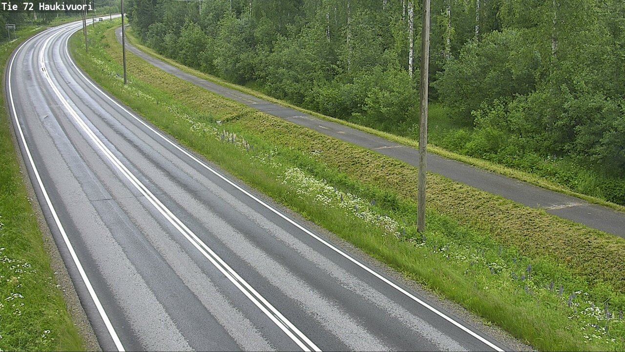 Weather Camera Image Road 72 Haukivuori, Mikkeli, Etelä-Savo