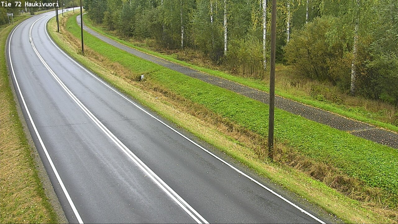 Weather Camera Image Road 72 Haukivuori, Mikkeli, Etelä-Savo