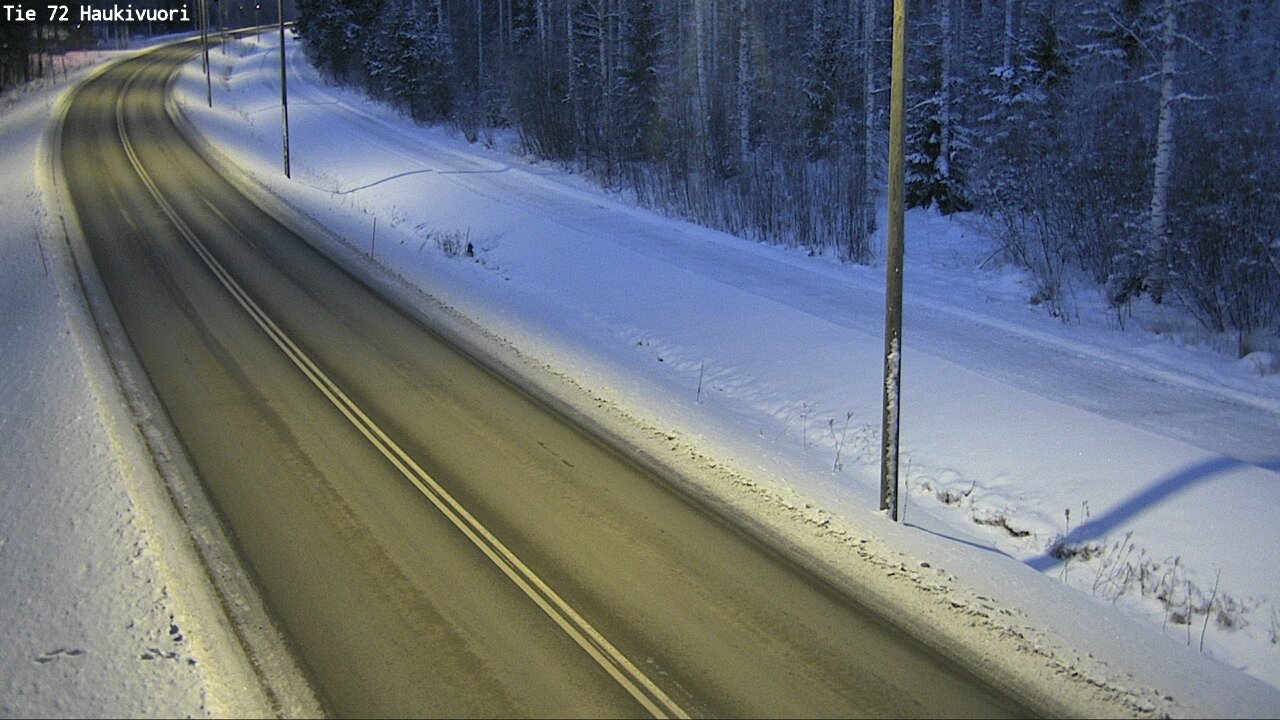 Weather Camera Image Väg 72 Haukivuori, Mikkeli, Etelä-Savo