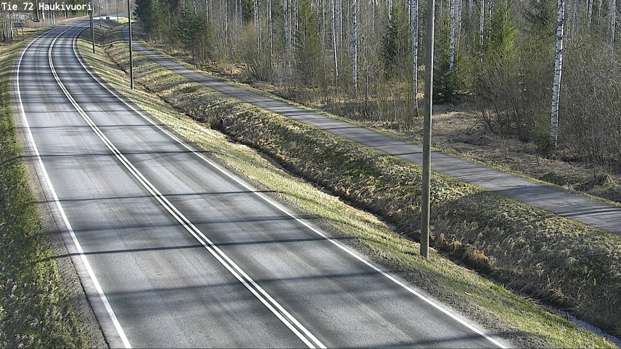 Weather Camera Image Väg 72 Haukivuori, Mikkeli, Etelä-Savo