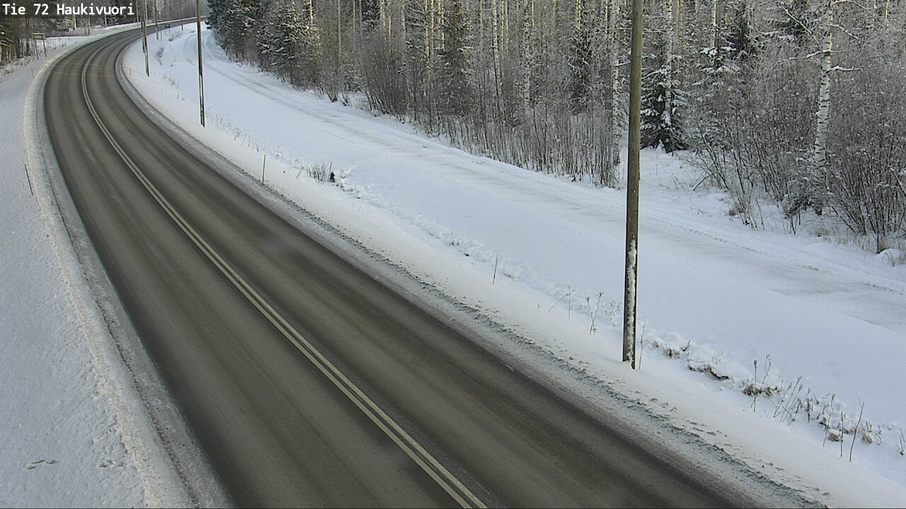 Weather Camera Image Väg 72 Haukivuori, Mikkeli, Etelä-Savo