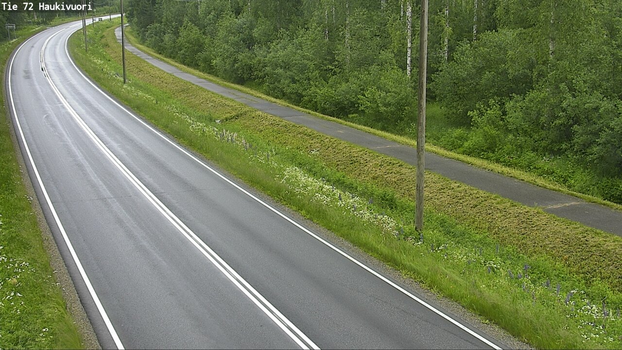 Weather Camera Image Road 72 Haukivuori, Mikkeli, Etelä-Savo