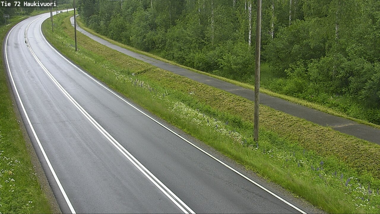 Weather Camera Image Road 72 Haukivuori, Mikkeli, Etelä-Savo