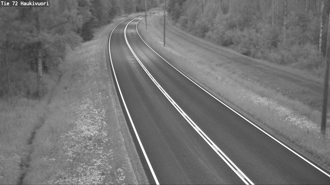 Weather Camera Image Road 72 Haukivuori, Mikkeli, Etelä-Savo