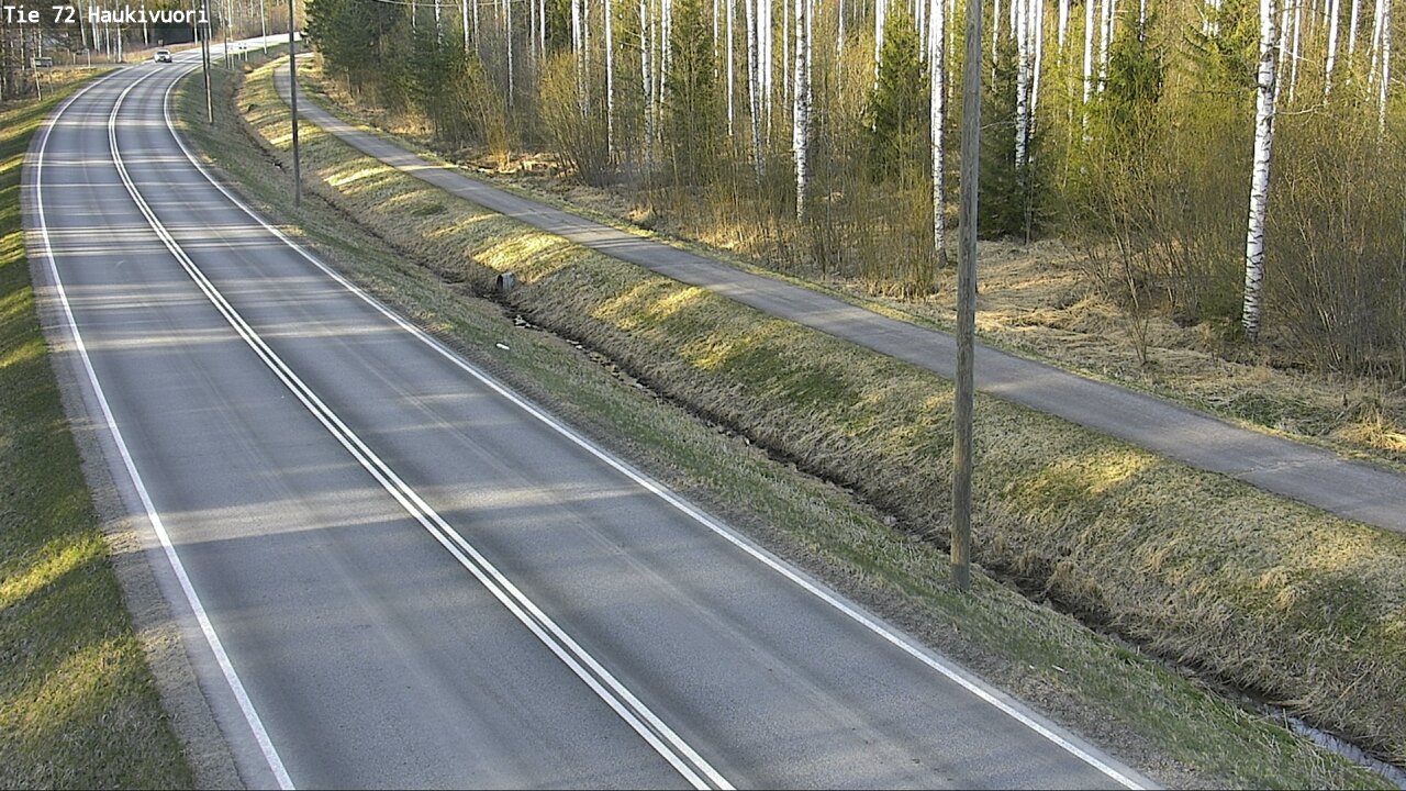 Weather Camera Image Väg 72 Haukivuori, Mikkeli, Etelä-Savo