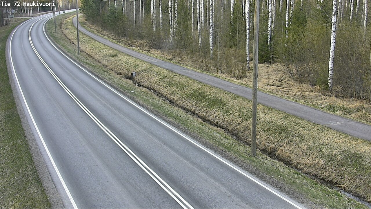 Weather Camera Image Väg 72 Haukivuori, Mikkeli, Etelä-Savo