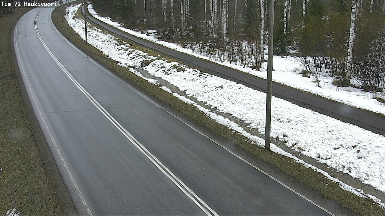 Weather Camera Image Road 72 Haukivuori, Mikkeli, Etelä-Savo
