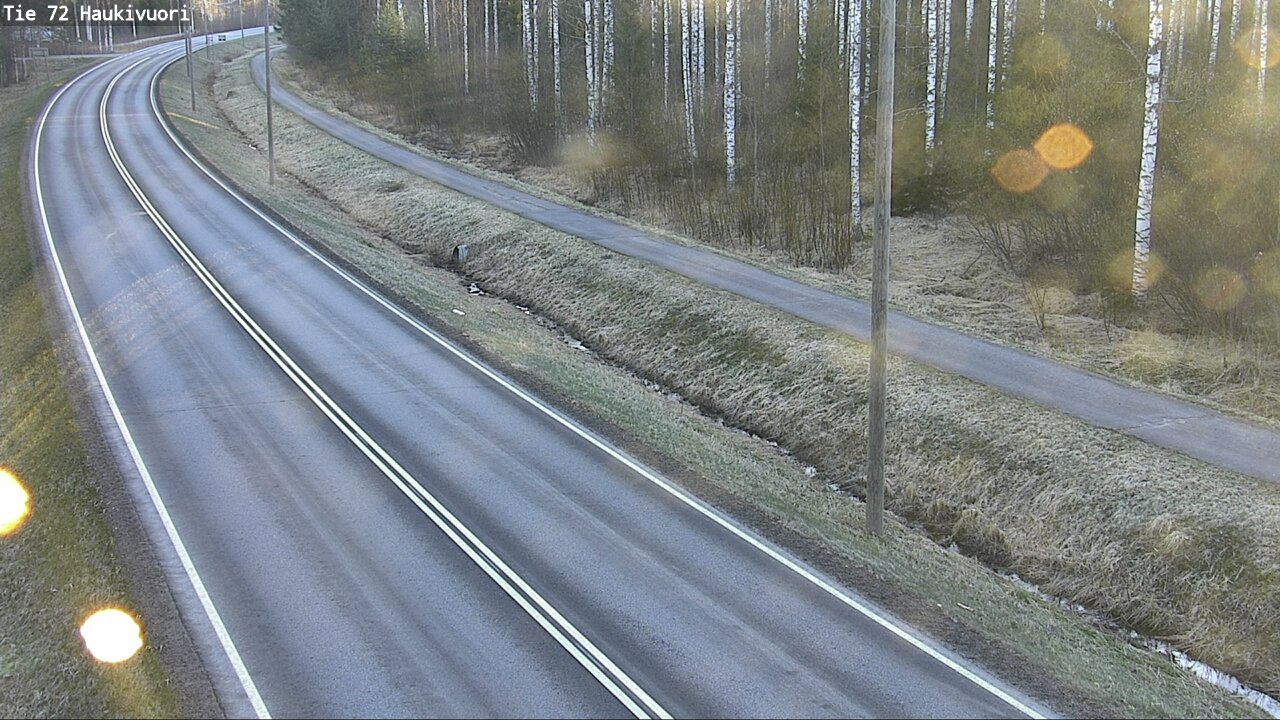 Weather Camera Image Väg 72 Haukivuori, Mikkeli, Etelä-Savo
