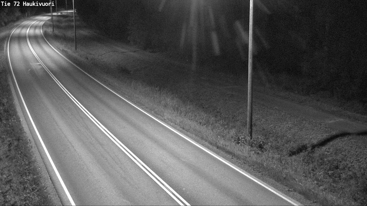 Weather Camera Image Road 72 Haukivuori, Mikkeli, Etelä-Savo