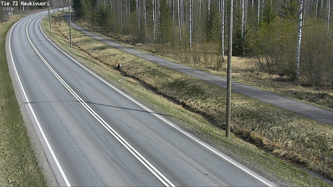 Weather Camera Image Väg 72 Haukivuori, Mikkeli, Etelä-Savo