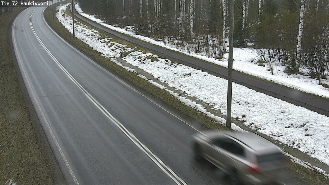 Weather Camera Image Road 72 Haukivuori, Mikkeli, Etelä-Savo