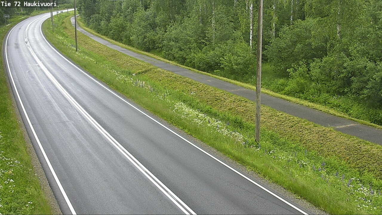 Weather Camera Image Road 72 Haukivuori, Mikkeli, Etelä-Savo