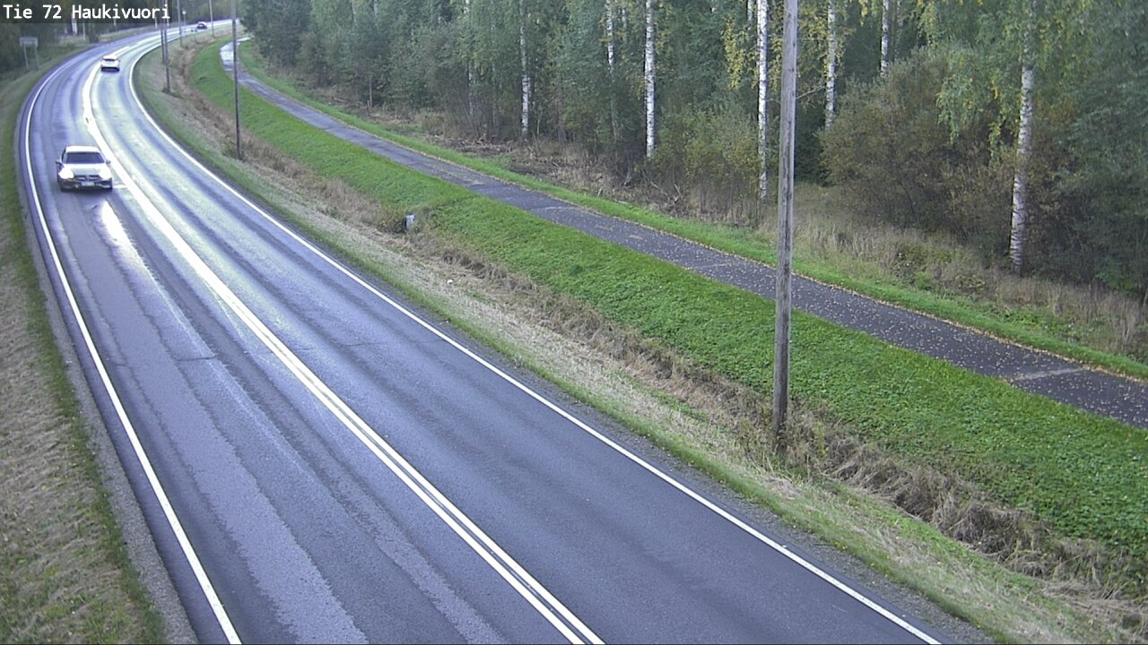 Weather Camera Image Road 72 Haukivuori, Mikkeli, Etelä-Savo