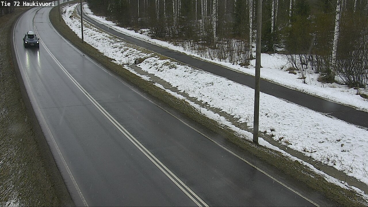 Weather Camera Image Road 72 Haukivuori, Mikkeli, Etelä-Savo
