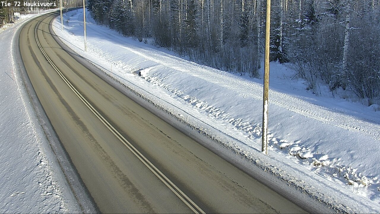 Weather Camera Image Väg 72 Haukivuori, Mikkeli, Etelä-Savo