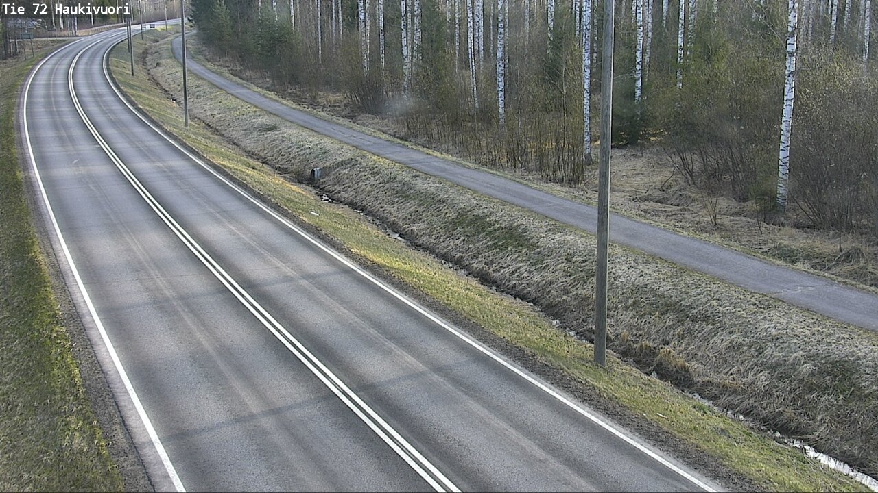 Weather Camera Image Väg 72 Haukivuori, Mikkeli, Etelä-Savo