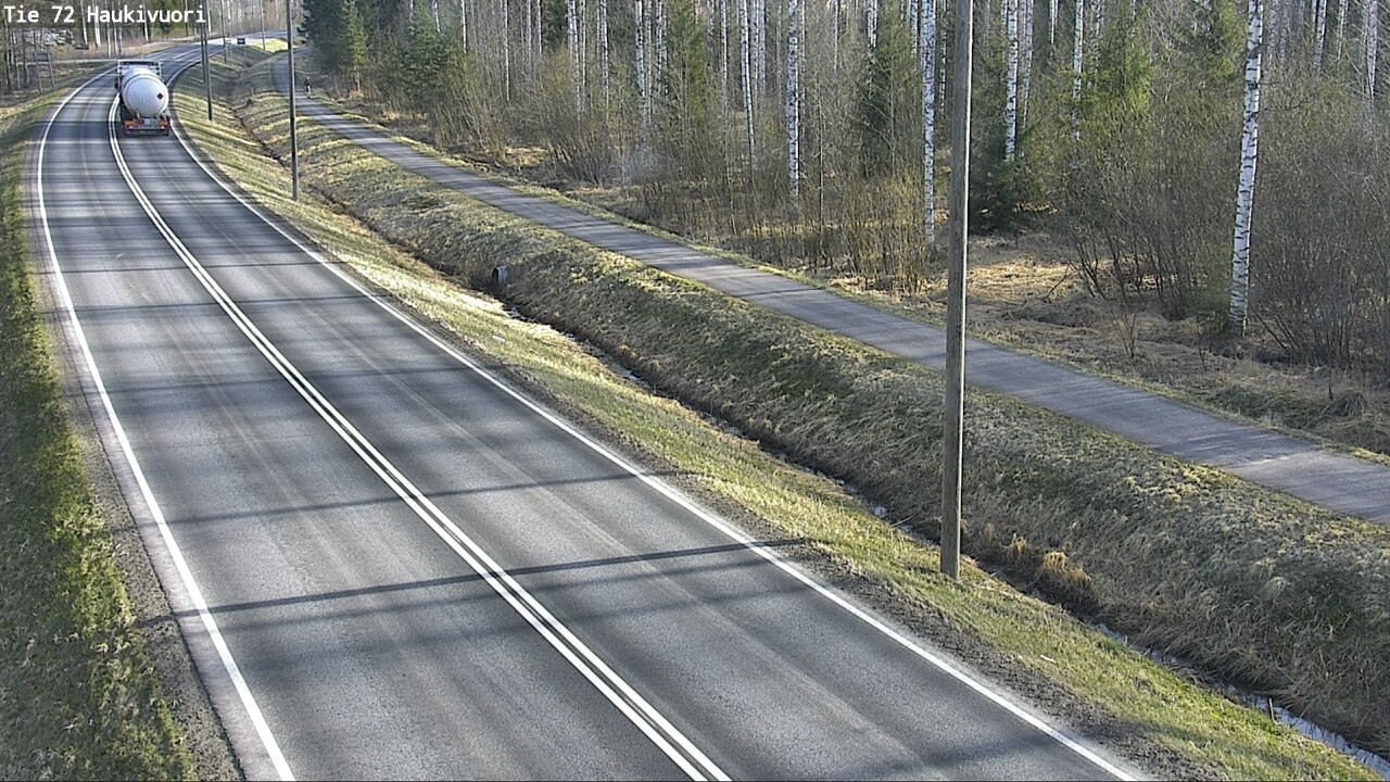 Weather Camera Image Väg 72 Haukivuori, Mikkeli, Etelä-Savo