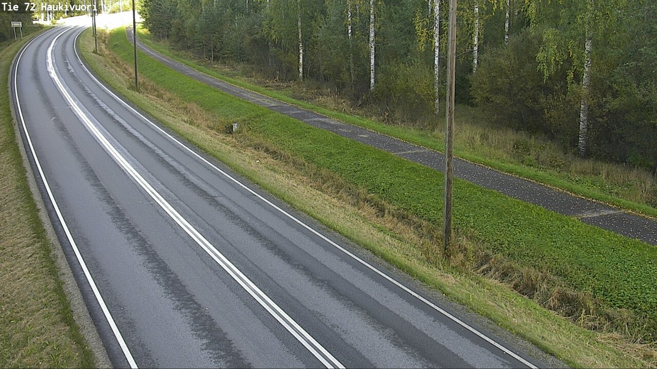 Weather Camera Image Road 72 Haukivuori, Mikkeli, Etelä-Savo