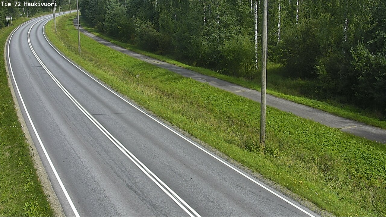 Weather Camera Image Road 72 Haukivuori, Mikkeli, Etelä-Savo