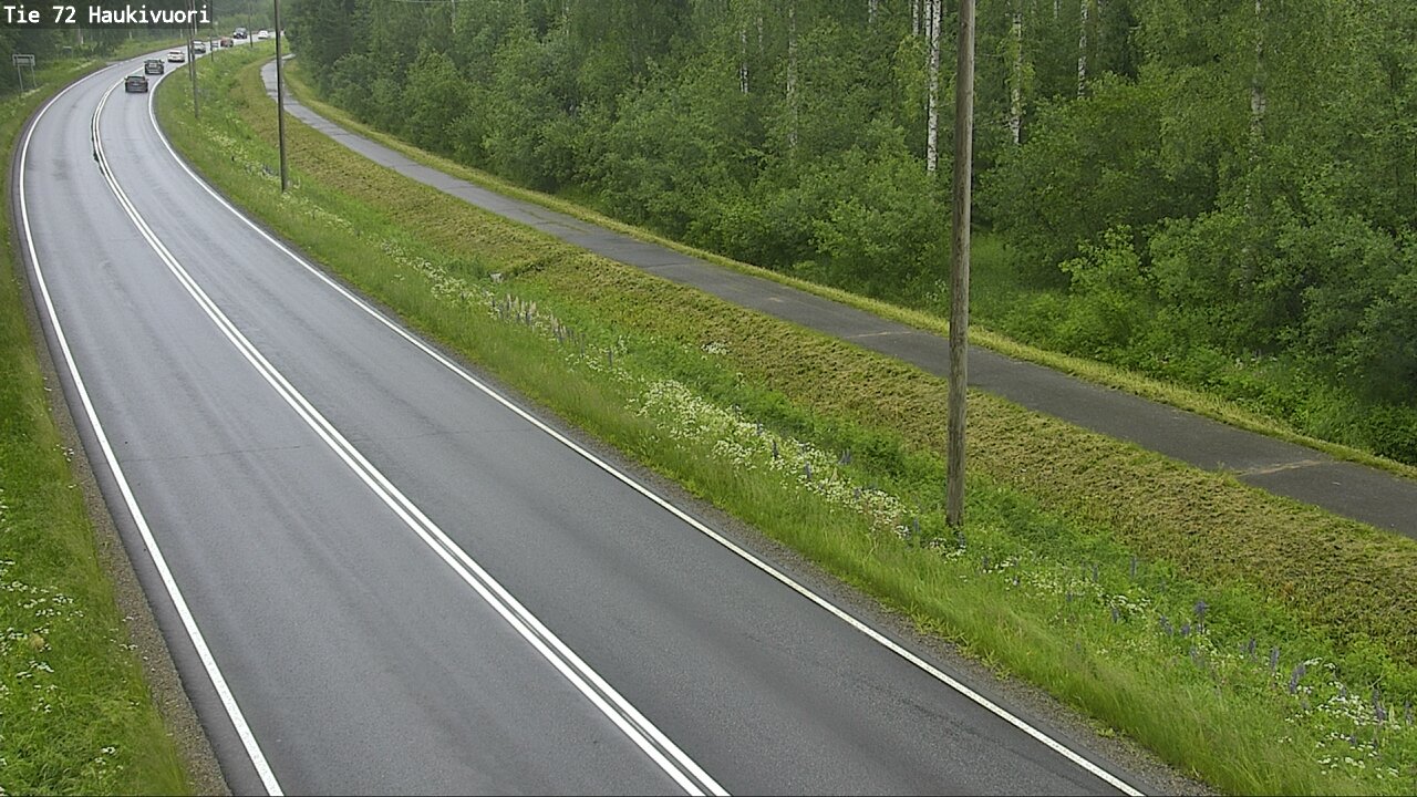 Weather Camera Image Road 72 Haukivuori, Mikkeli, Etelä-Savo