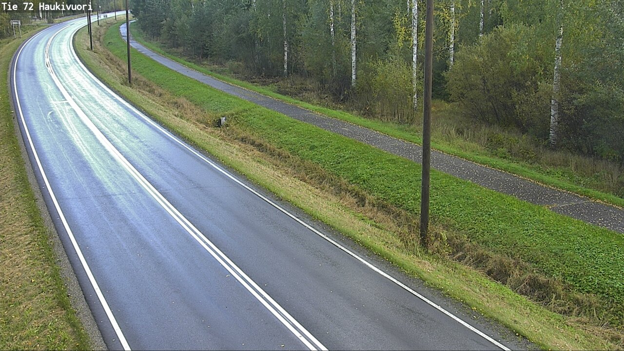 Weather Camera Image Road 72 Haukivuori, Mikkeli, Etelä-Savo