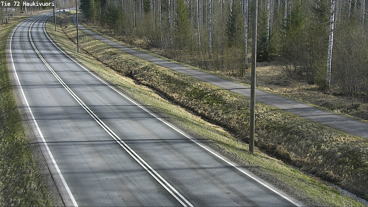 Weather Camera Image Väg 72 Haukivuori, Mikkeli, Etelä-Savo