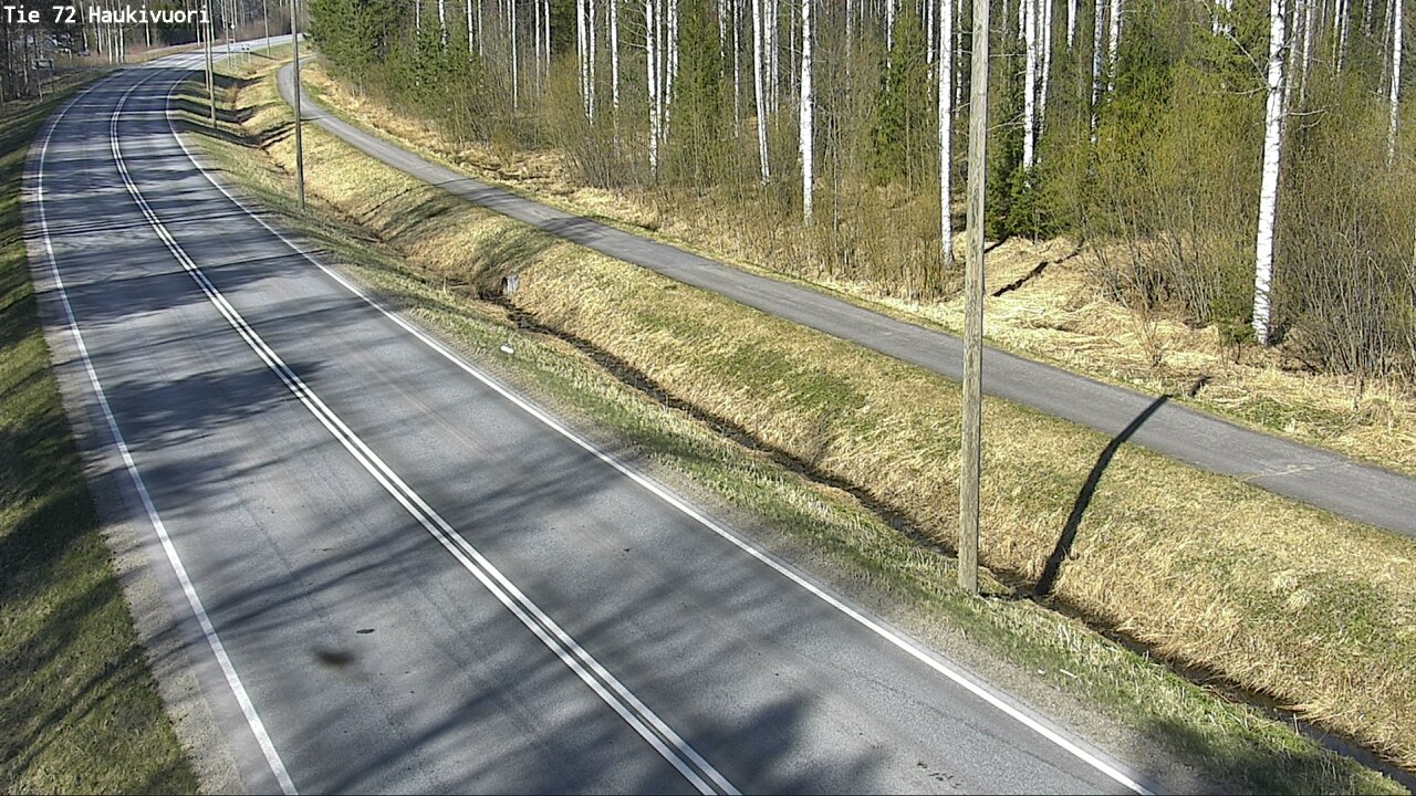 Weather Camera Image Väg 72 Haukivuori, Mikkeli, Etelä-Savo