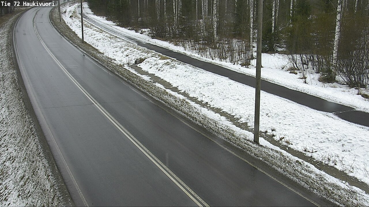 Weather Camera Image Road 72 Haukivuori, Mikkeli, Etelä-Savo