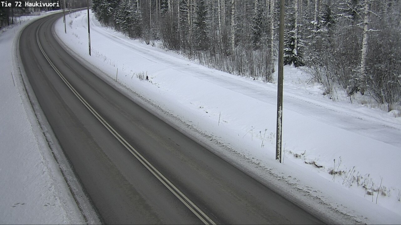 Weather Camera Image Väg 72 Haukivuori, Mikkeli, Etelä-Savo