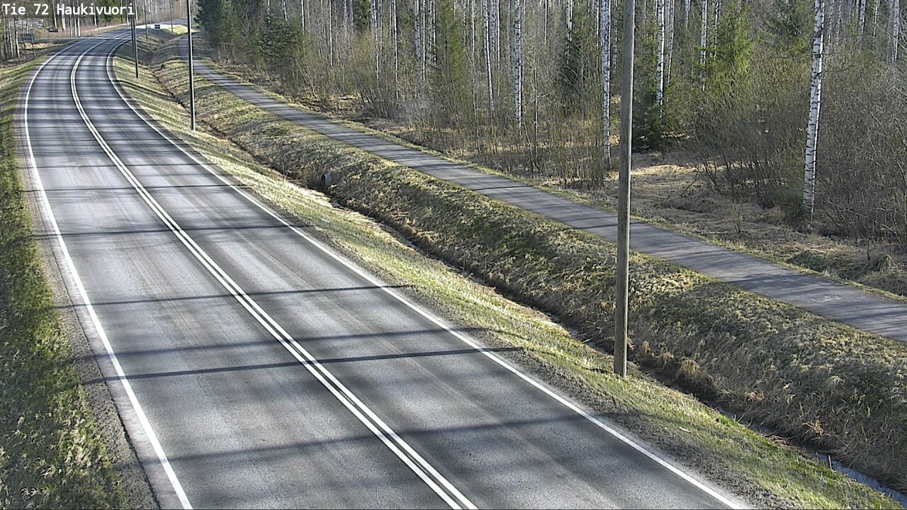 Weather Camera Image Väg 72 Haukivuori, Mikkeli, Etelä-Savo