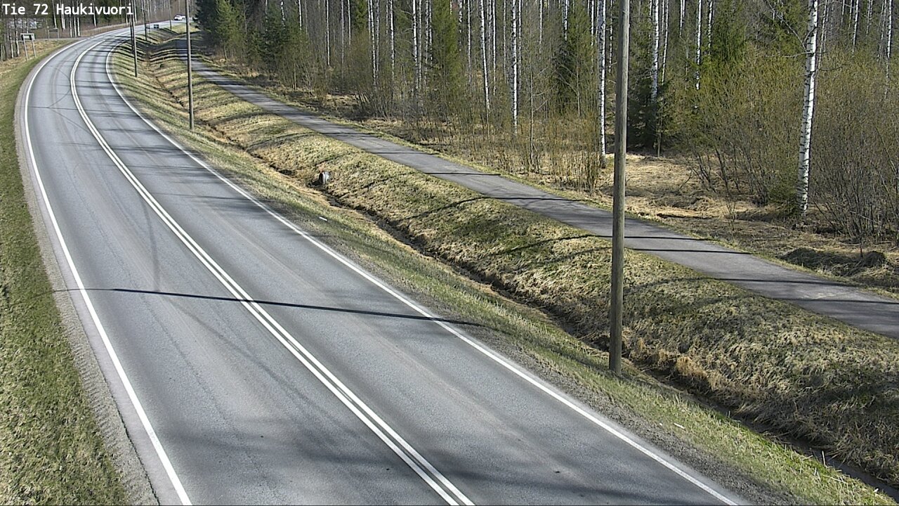 Weather Camera Image Väg 72 Haukivuori, Mikkeli, Etelä-Savo
