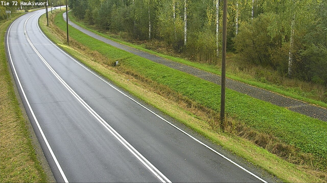Weather Camera Image Road 72 Haukivuori, Mikkeli, Etelä-Savo
