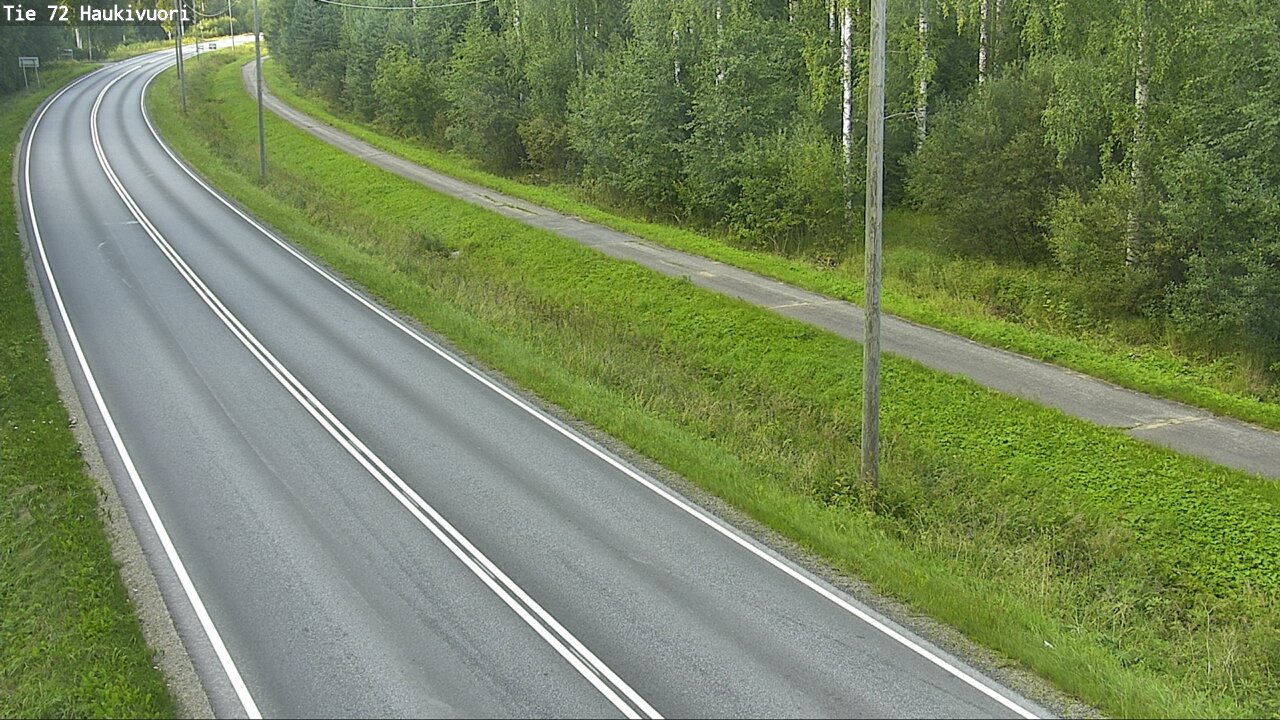 Weather Camera Image Road 72 Haukivuori, Mikkeli, Etelä-Savo
