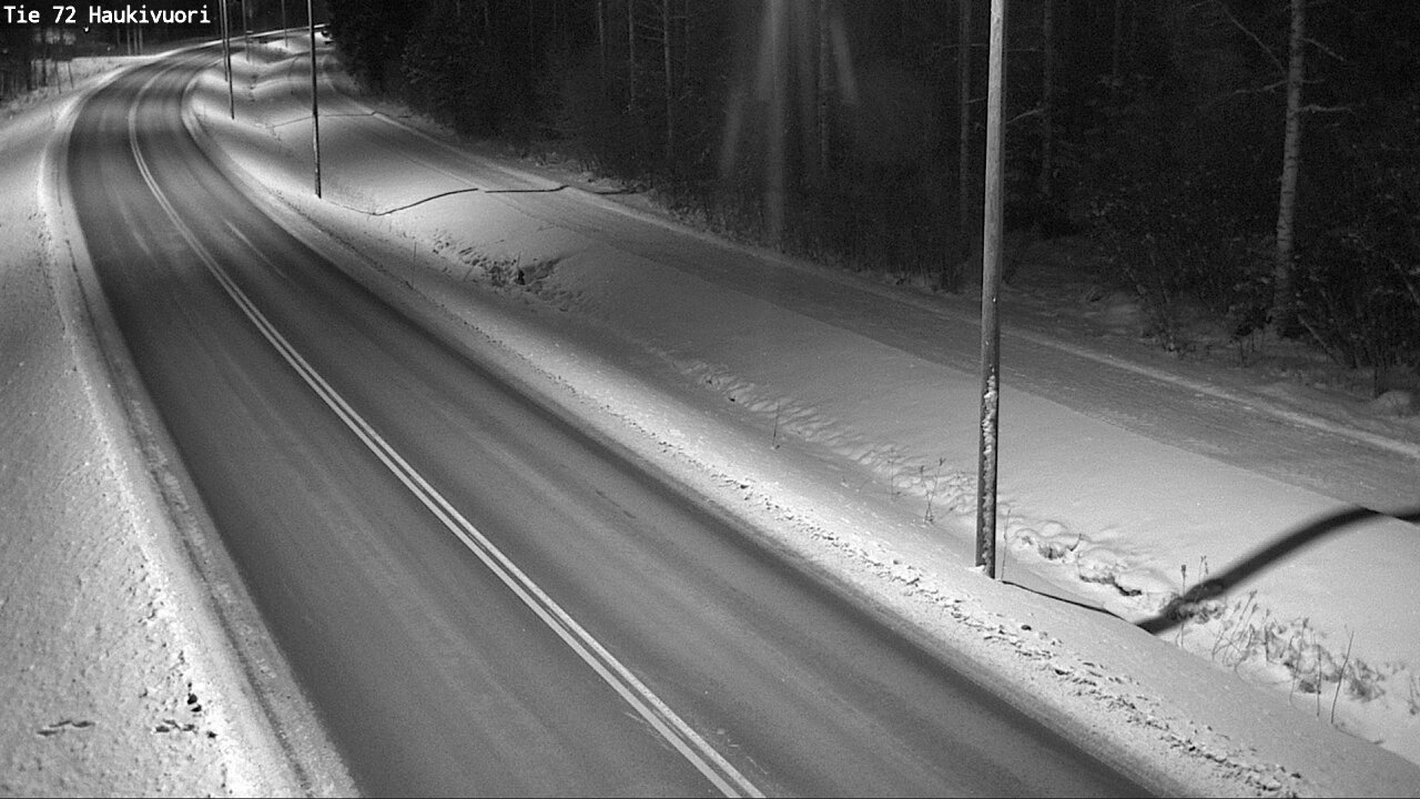 Weather Camera Image Väg 72 Haukivuori, Mikkeli, Etelä-Savo