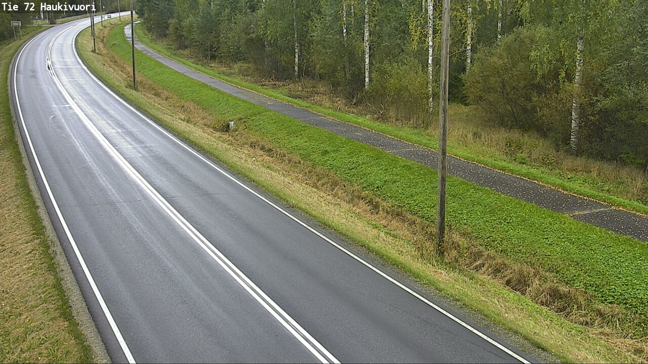 Weather Camera Image Road 72 Haukivuori, Mikkeli, Etelä-Savo