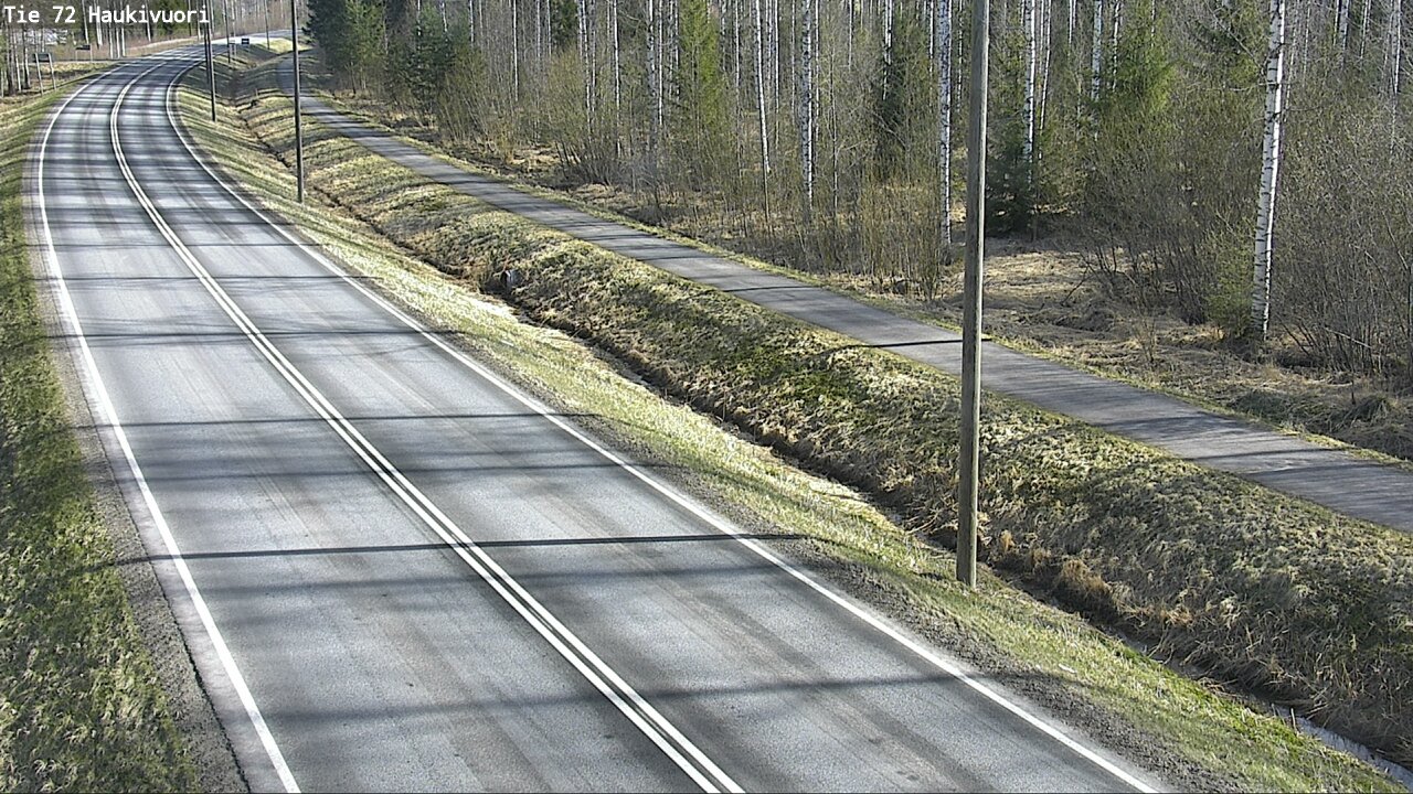 Weather Camera Image Väg 72 Haukivuori, Mikkeli, Etelä-Savo