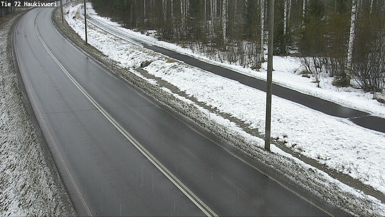 Weather Camera Image Road 72 Haukivuori, Mikkeli, Etelä-Savo