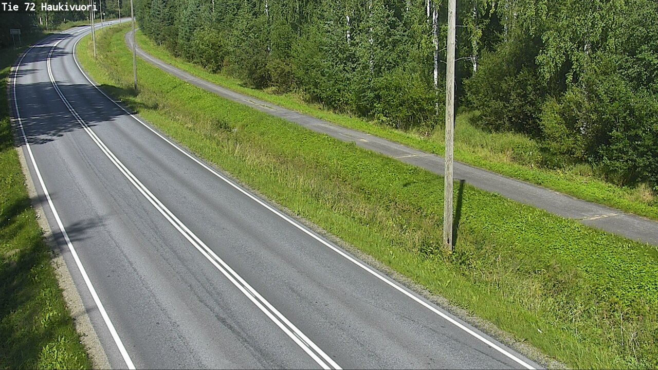 Weather Camera Image Road 72 Haukivuori, Mikkeli, Etelä-Savo