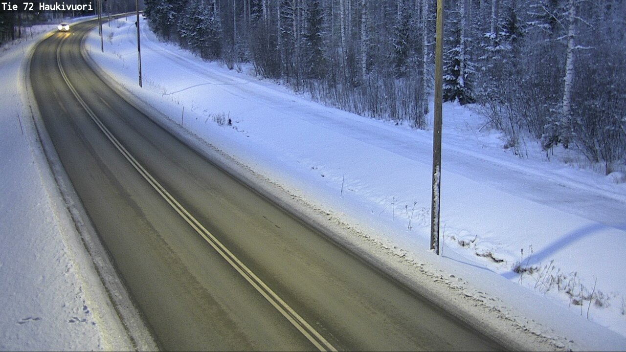 Weather Camera Image Väg 72 Haukivuori, Mikkeli, Etelä-Savo